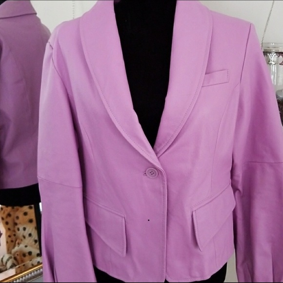 metrostyle Jackets & Blazers - “HOW MUCH?” Beautiful 💜 Leather “METRO” Jacket